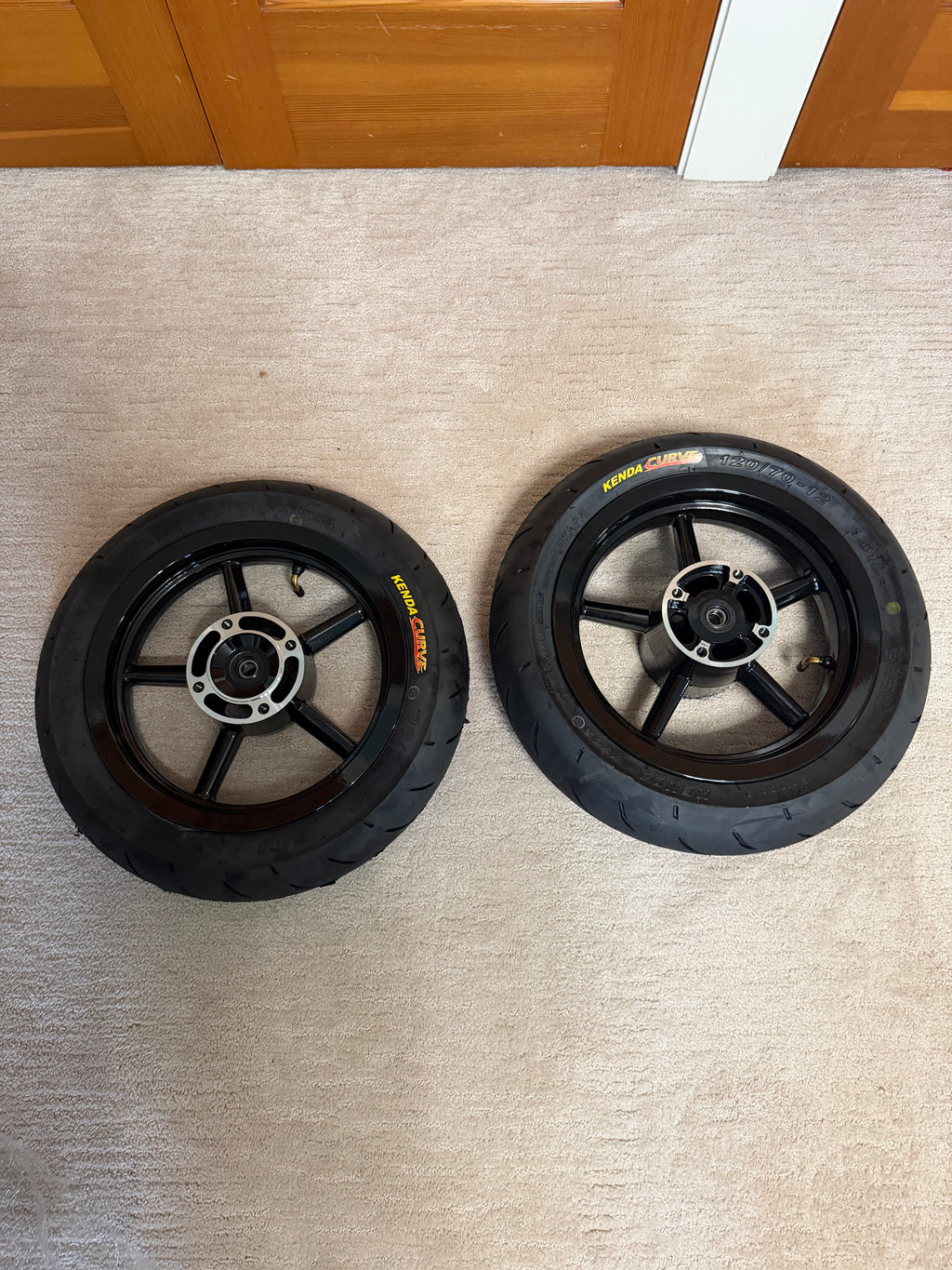 12/12" Supermoto Mag Wheels Set for Tuttio/Yozma/Heybike