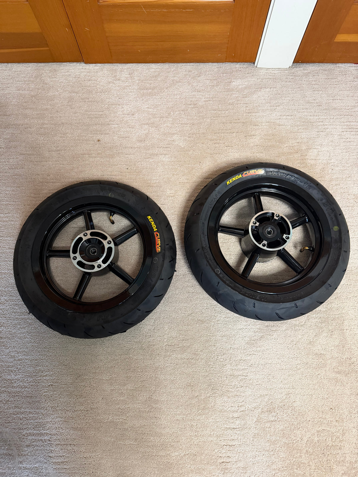 12/12" Supermoto Mag Wheels Set for Tuttio/Yozma/Heybike
