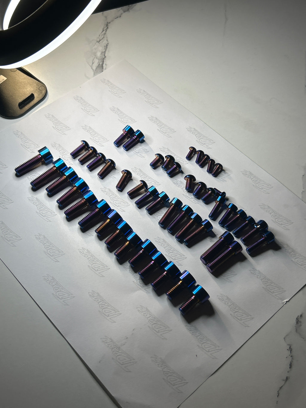 Eride pro 2.0 ss Full Titanium Bolts Kit