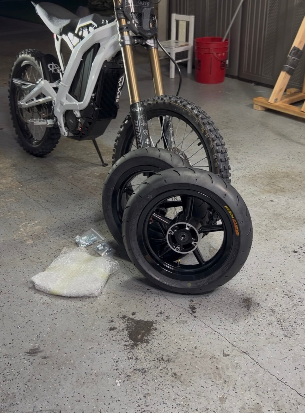 12/12" Supermoto Mag Wheels Set for Tuttio/Yozma/Heybike