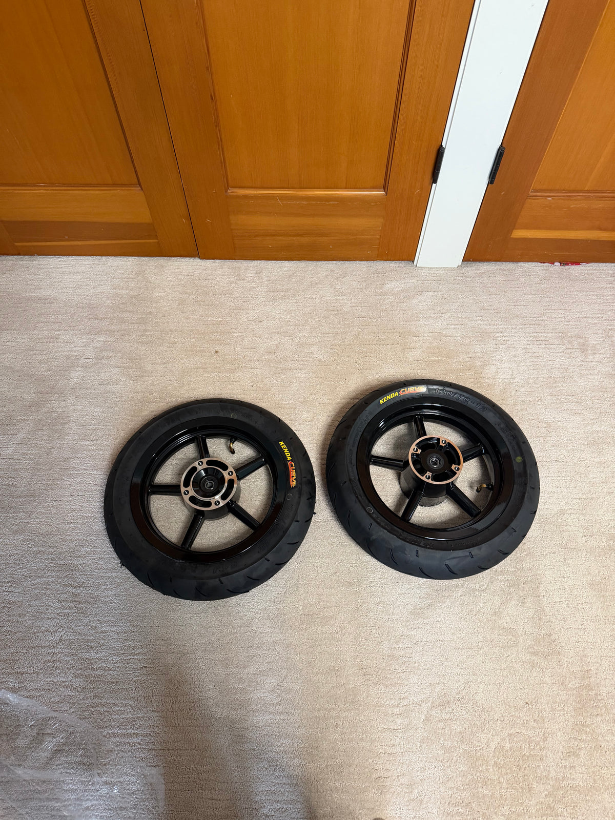 12/12" Supermoto Mag Wheels Set for Tuttio/Yozma/Heybike