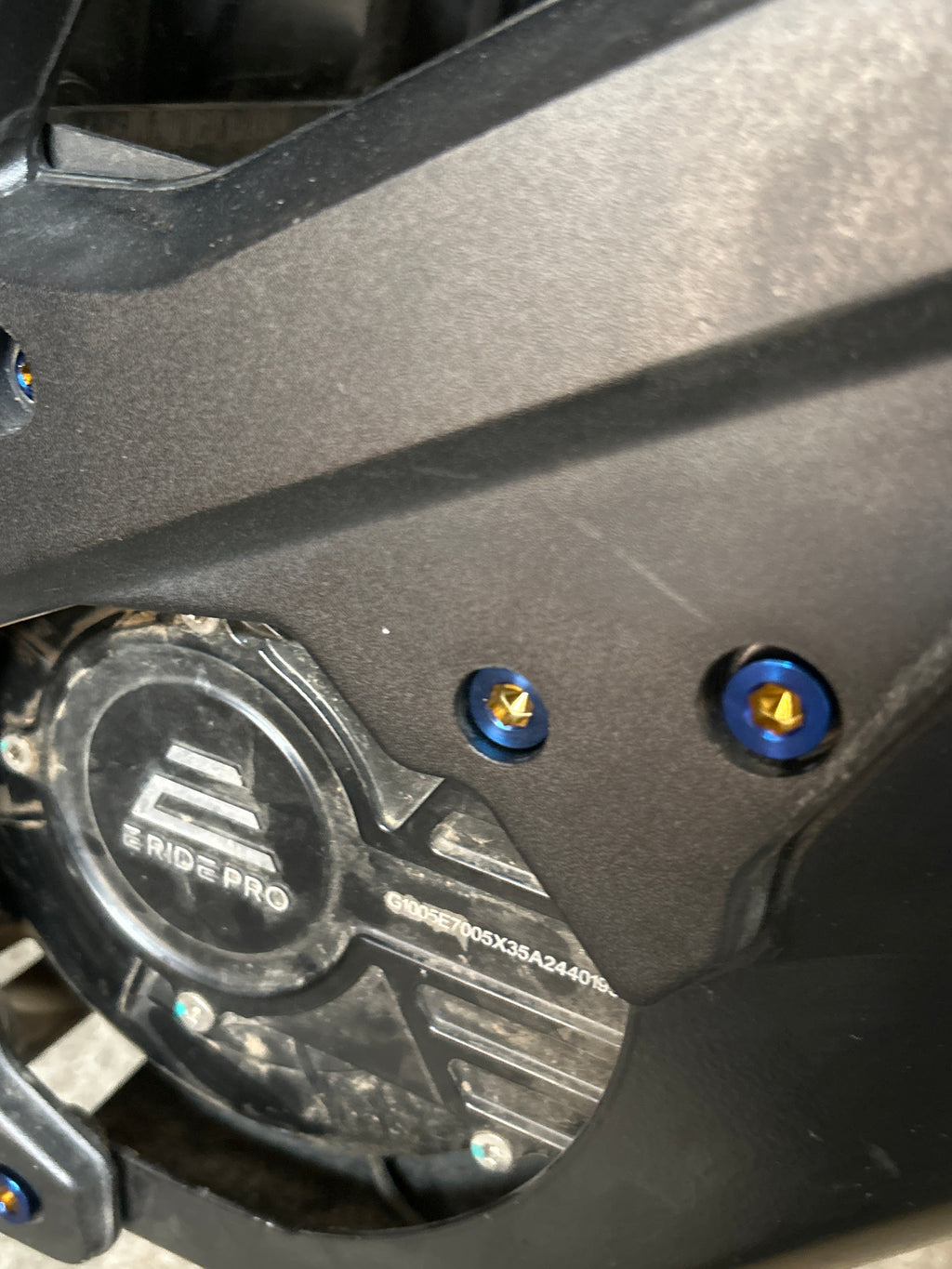 Eride pro ss Motor Mounting Titanium Bolts (4 pieces)