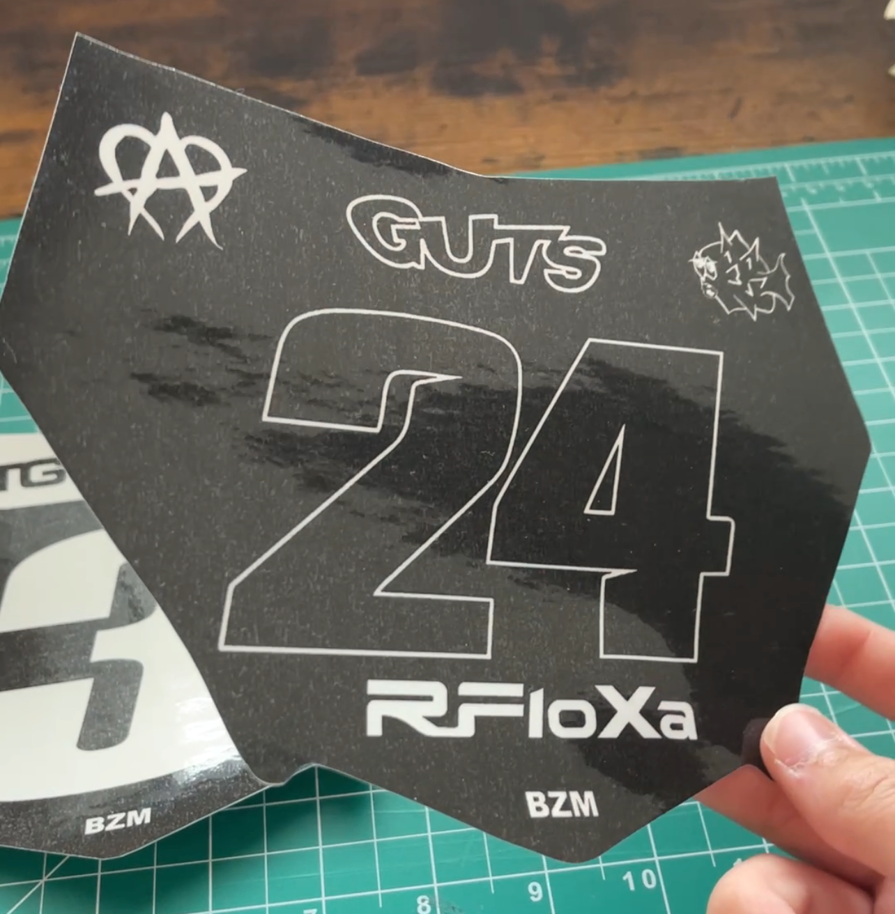 Motocutz Plate Decal