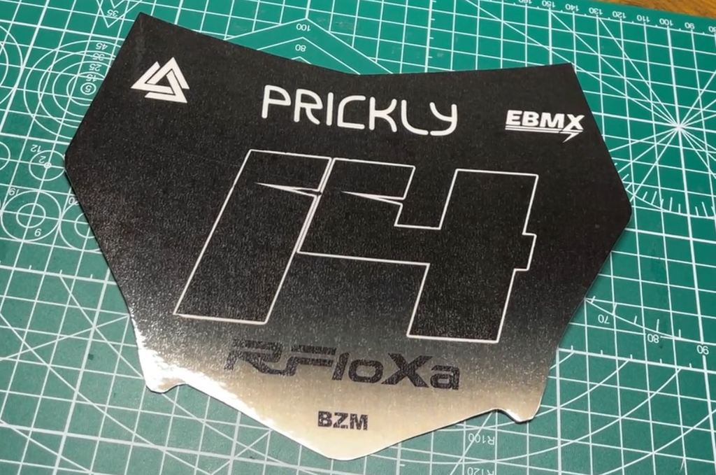 Motocutz Plate Decal